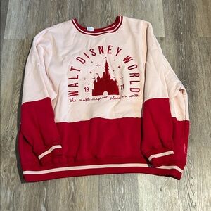 Disney Pink and Red Sweatshirt